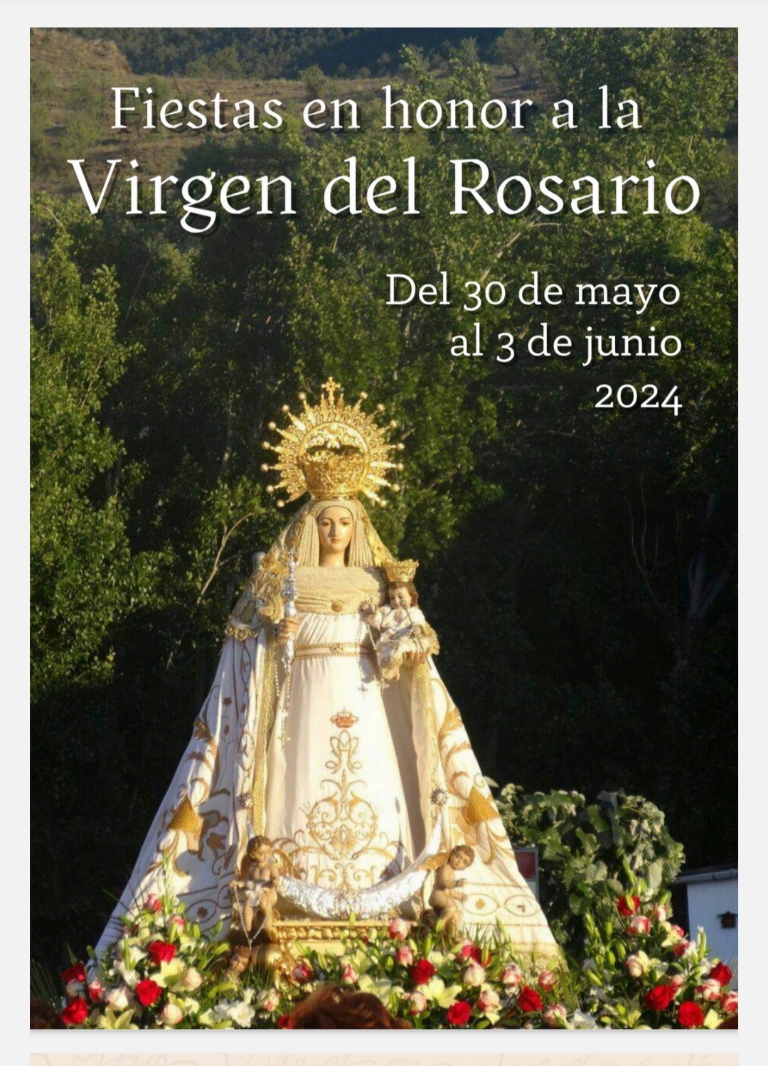 Fiestas patronales en honor de Nuestra Señora del Rosario 2024 Aldeire